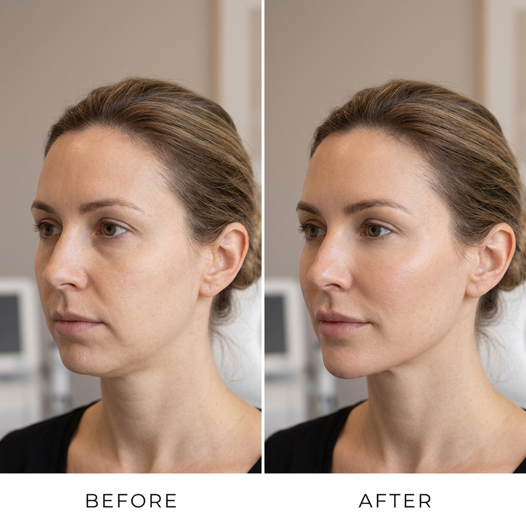 Antes e Depois de Harmonização Facial